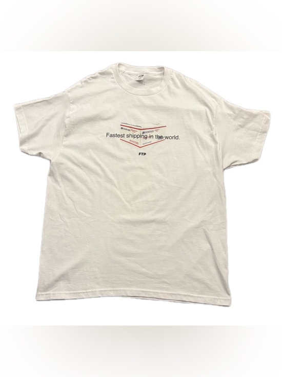 FTP Other - FTP Fastest Shipping USPS XL Graphic White Tee Shirt Deadstock Streetwear